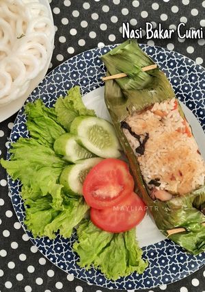 Foto resep Nasi Bakar Cumi Asin