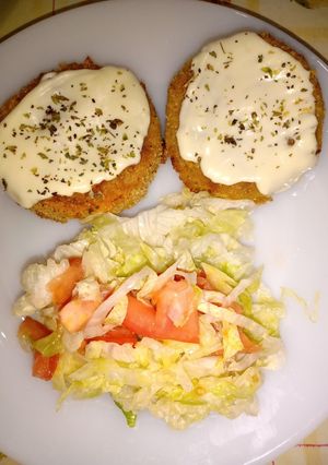Una foto de Milanesas de calabaza riquísimas!!!