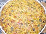 Tortilla de zapallitos rellena al horno