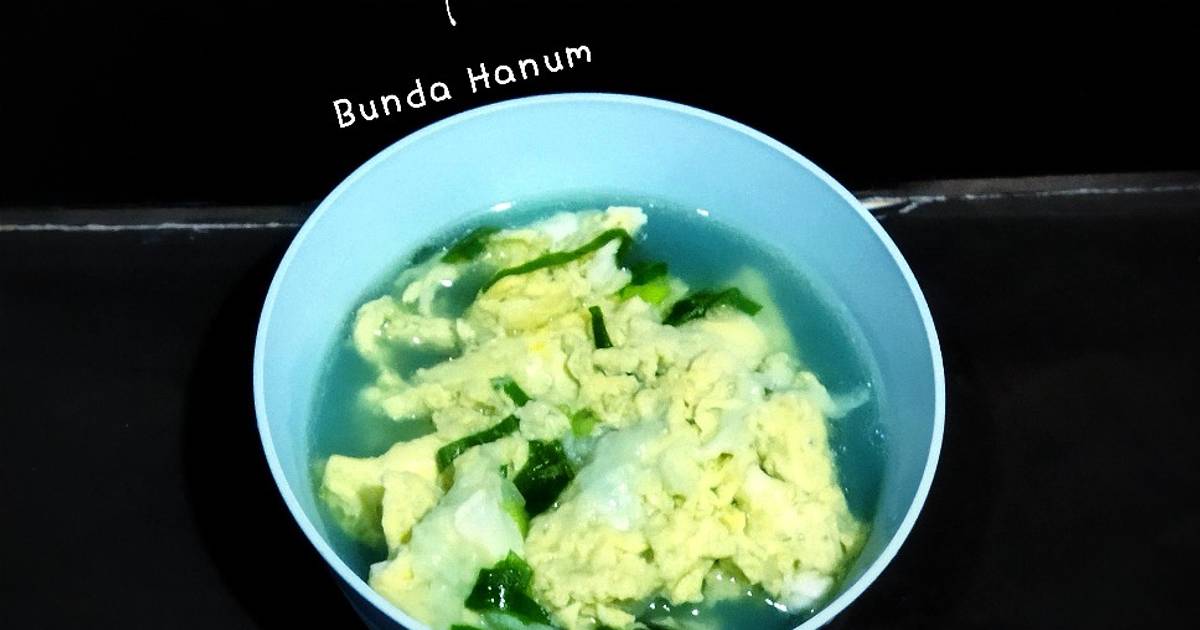 Resep Telur Kuah Bunga Telang Oleh Bunda Hanum Cookpad