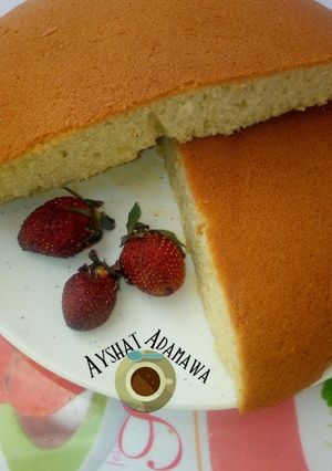 A picture of Aisha's special cake.