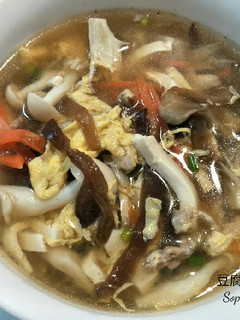 豆腐酸辣湯 的食譜成品照片