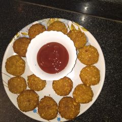 A picture of Sabudana vada.