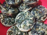 Una foto de muffins de puerro