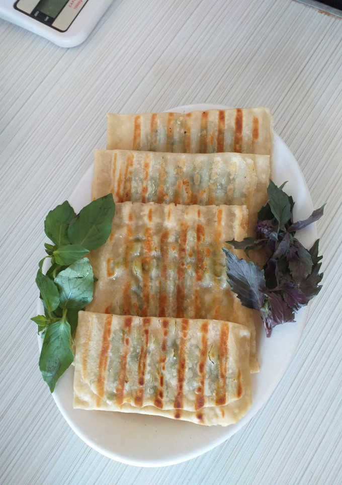 عکسی از دستور نان سبزیجات