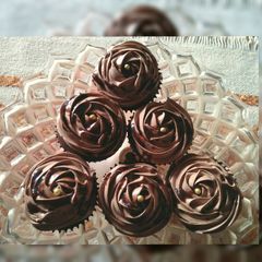A picture of Chocolate cupcakes.