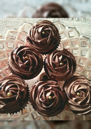 A picture of Chocolate cupcakes.