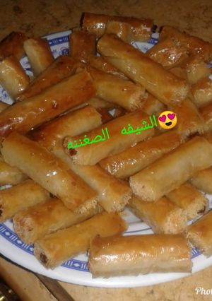 صورة لوصفة جلاش بالكنافه والمهلبيه