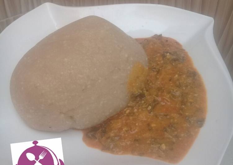 Steps to Prepare Perfect Eba with g/nut soup