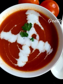 गाजर टमाटर का सूप (gajar tamatar ka soup recipe in Hindi) रेसिपी मुख्य फोटो