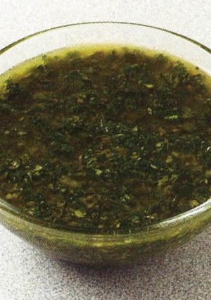 A picture of Chimichurri Sauce.