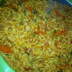 A picture of Jollof macaroni.