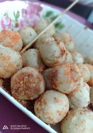 Foto resep Cimol bumbu kacang kering