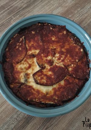 Une photo de Aubergines alla Parmigiana