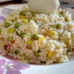 A picture of Fried vegetable rice.