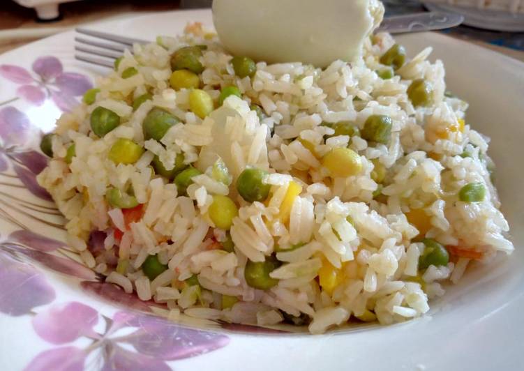 Fried vegetable rice