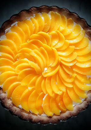 Una foto de Tarta de Duraznos
