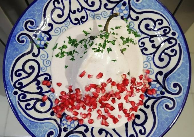 Chiles en nogada tradicionales ??? Receta de Regina Hernandez- Cookpad