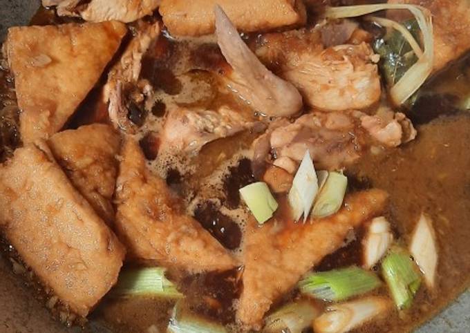 Semur ayam tahu