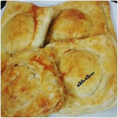 A picture of Chicken patties.