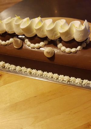 Une photo de Buche de Noel au chocolat