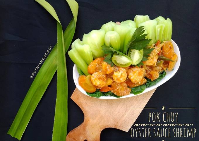 Resep Pok Choy Oyster Sauce Shrimp Oleh Putri Anggoro Prawiro Cookpad