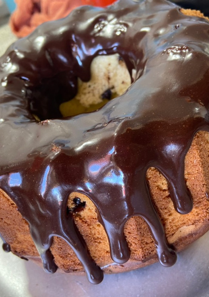 Una foto de Torta con chips de chocolate