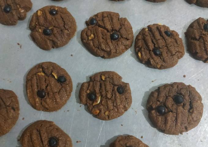 Resep Cookies coklat kenari, Lezat