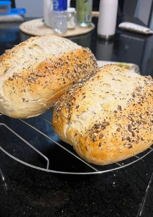 Una foto de Pan con mix de semillas