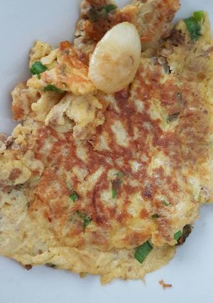 Foto resep Telur dadar isi daging cincang