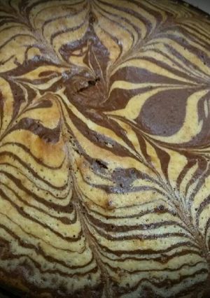 صورة لوصفة كيكة التايجر (الكيكه المخططه)