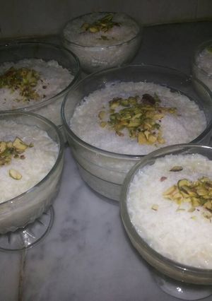 صورة لوصفة رز بالحليب على طريقتي
