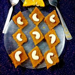 A picture of Orange cutley (burfi).