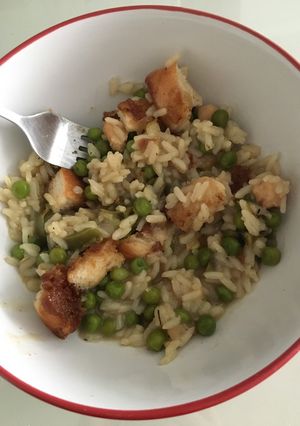 Una foto de Arroz con pollo
