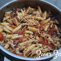 A picture of Winter Vegetable Pasta.