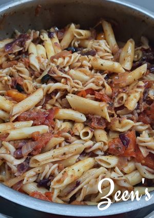 A picture of Winter Vegetable Pasta.
