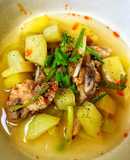 Canh Đu Đủ Nấu Sườn Non