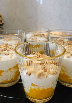 Mangós pohárkrém recept fotója