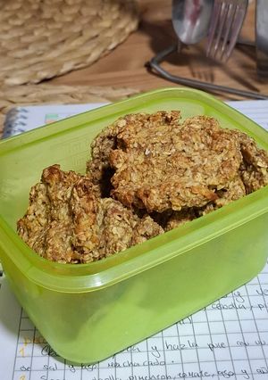 Una foto de Galletas avena y manzana