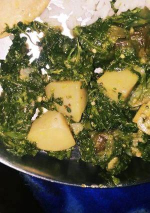 मेथी आलू की सब्जी (methi aloo ki sabzi recipe in Hindi) रेसिपी मुख्य फोटो
