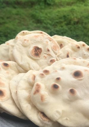 Foto resep Roti khubz (roti arab)