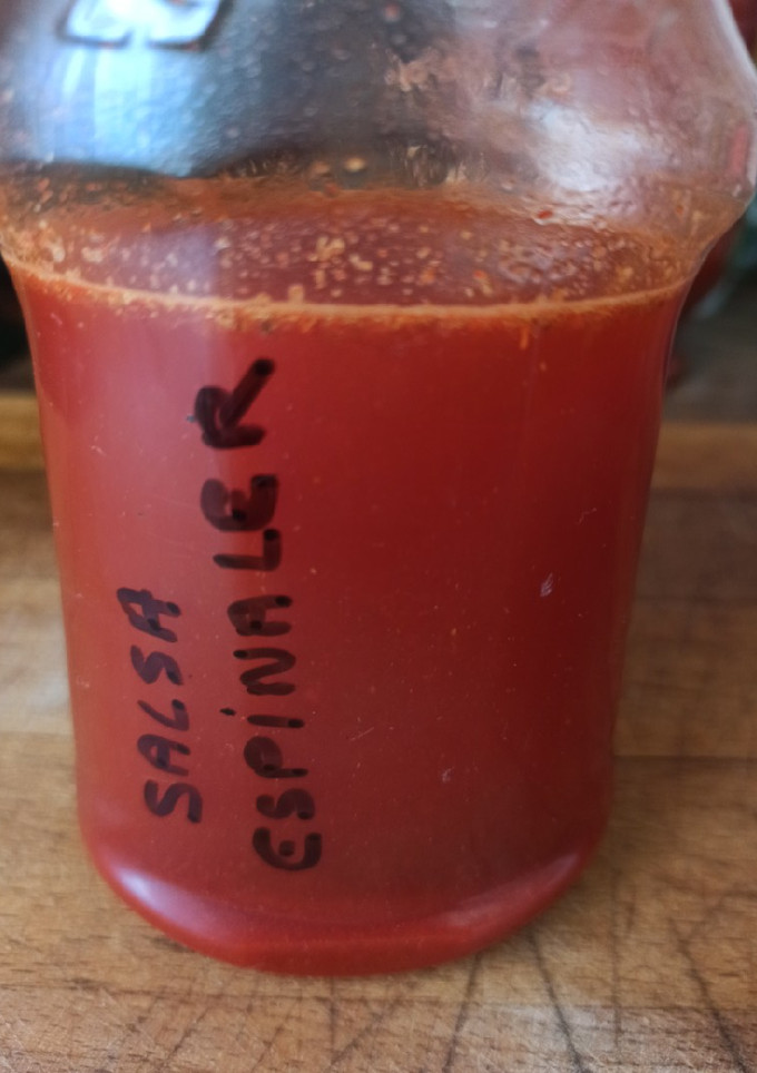 Una foto de Salsa espinaler