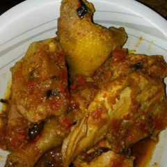 Pepper chicken🐔🐔 A picture of Pepper chicken🐔🐔.
