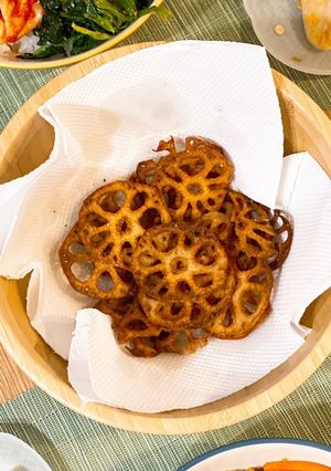 A picture of Crispy & healthy snack! Lotus Root Chips.