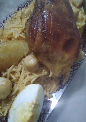 صورة لوصفة دوديا (شعيريا) مجمرة