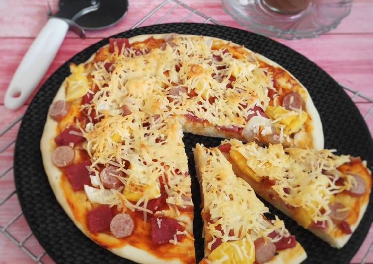 Cara Gampang Menyiapkan Pizza Nanas yang Bisa Manjain Lidah