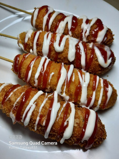 Foto resep Cemilan Anak Corndog Sosis keju (tanpa mozarella)