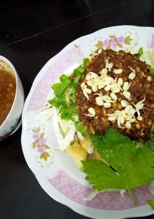 Foto resep Tahu tepo/lontong kecap
