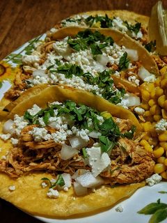 A picture of Mexican-Style Shredded Chicken.