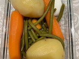 Caldo de verduras. Olla exprés
